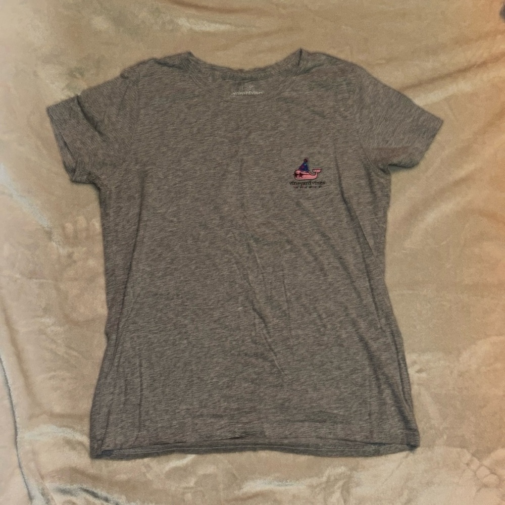 Vineyard Vines Gray Short Sleeve Tee